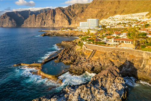 Los Gigantes op Tenerife